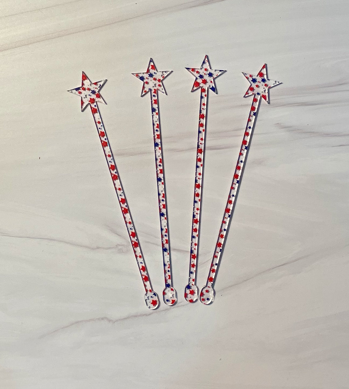 Patriotic Drink Stir Sticks