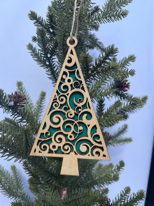 Layered Tree Ornament