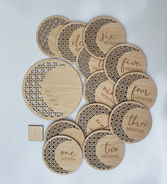 Rattan Moon Baby Milestone
